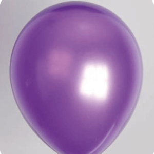 Ballon no. 14 metallic paars