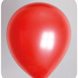 Ballon no. 14 metallic rood