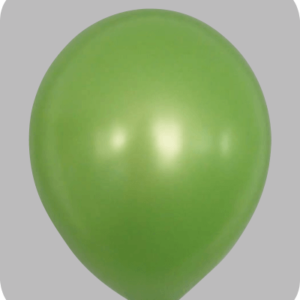 Ballon no. 14 metallic grasgroen