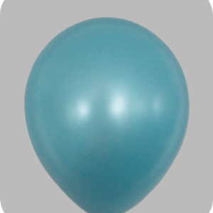 Ballon no. 12 metallic aqua