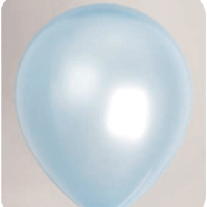 Ballon no. 10 parel lichtblauw