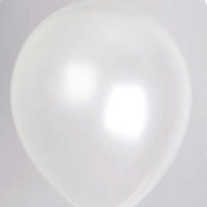 Ballon no. 10 parel wit