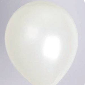 Ballon no. 10 parel ivoor