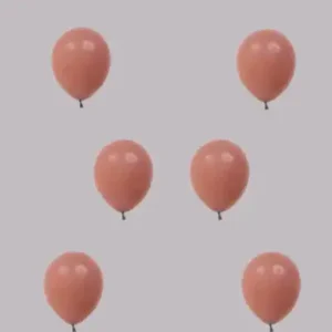 Ballon no. 5 rust pink vintage