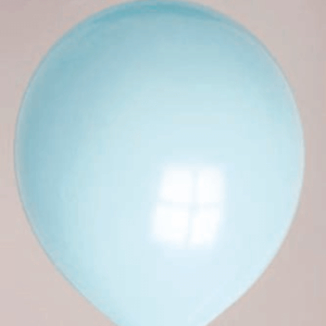 Ballon no. 10 babyblauw