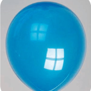Ballon no. 10 kristal marineblauw