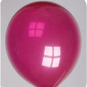 Ballon no. 12 kristal robijnrood