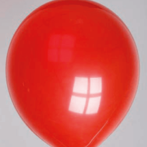 Ballon no. 10 kristal kersenrood