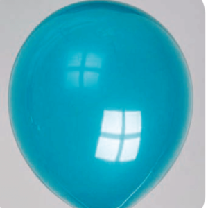 Ballon no. 12 kristal waterblauw