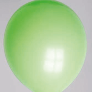 Ballon no. 10 limoengroen