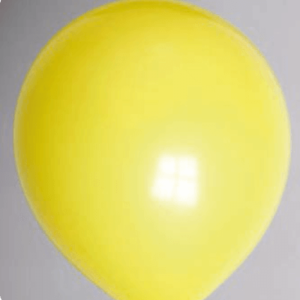 Ballon no. 12 donkergeel