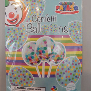 BALLONS MET CONFETTI