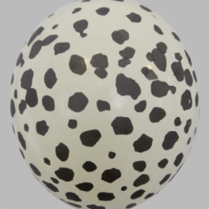 Ballon no. 12 ivoor met cheetah-motief