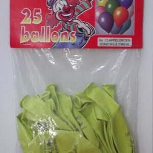 COMMUNIEBALLONS - deco appelgroen