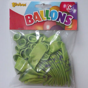 COMMUNIEBALLONS - parel appelgroen