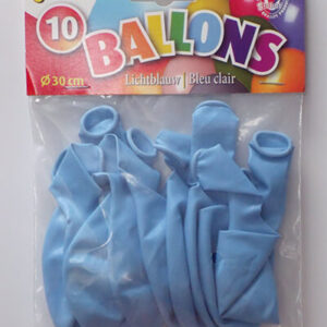DECORATIEBALLONS - LICHTBLAUW