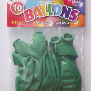 DECORATIEBALLONS - DONKERGROEN