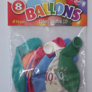 CIJFERBALLONS 10