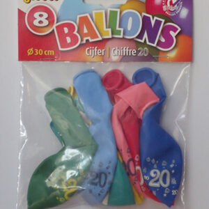 CIJFERBALLONS 20