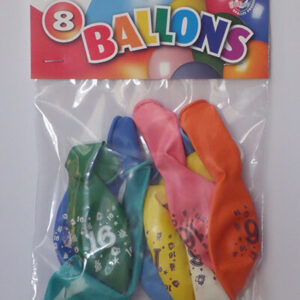 CIJFERBALLONS 16