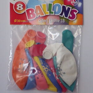 CIJFERBALLONS 18