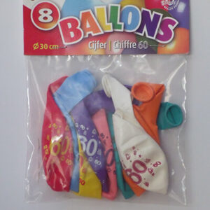 CIJFERBALLONS 60