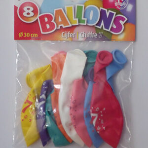 CIJFERBALLONS 7