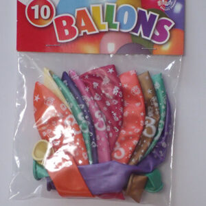 CIJFERBALLONS 3 METALLIC - HL