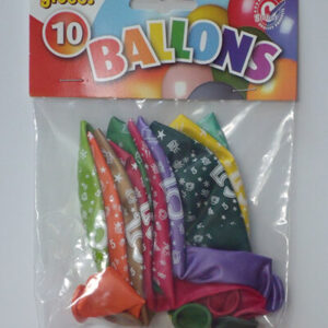 CIJFERBALLONS 5 METALLIC - HL