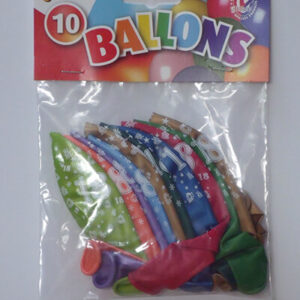 CIJFERBALLONS 18 METALLIC - HL