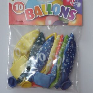CIJFERBALLONS 70 METALLIC - HL