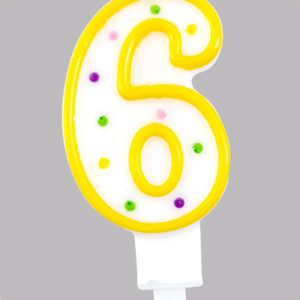 Kaars op houder no.6