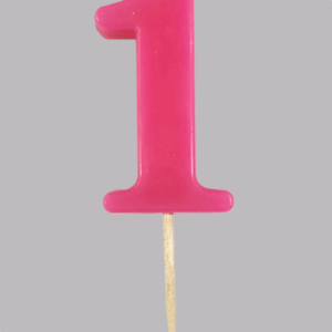 Kaars op prikker no.1 Rosé