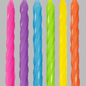 Set kaarsen met houders