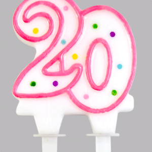 Kaars op houder no.20