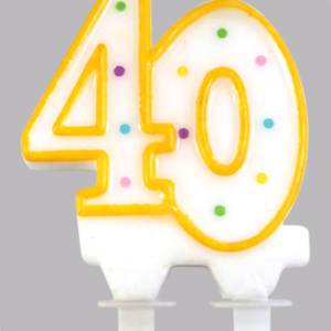 Kaars op houder no.40