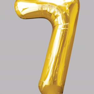 FOLIEBALLON Goud 34 inch No. 7