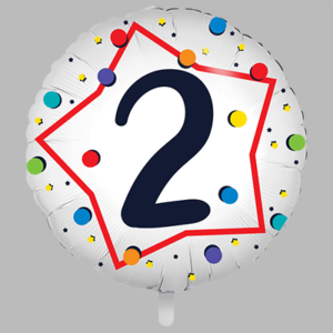 FOLIEBALLON Rond 18 inch "2"