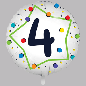 FOLIEBALLON Rond 18 inch "4"