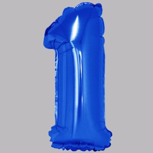 FOLIEBALLON 16 inch Blauw 1